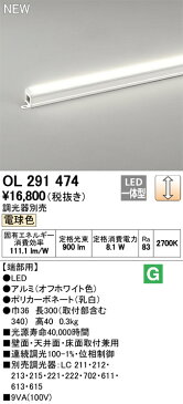 ODELIC　店舗・施設用照明　テクニカルライト　【OL 291 474】　間接照明　オーデリック