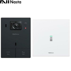 ナスタ Nasta インターホン ドアホン 標準セット 有線通信モデル ブラック KS-DP01U-BK