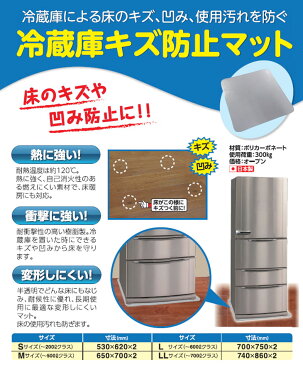 日晴金属 床のキズや凹み防止に 冷蔵庫キズ防止マットSサイズ 〜200Lクラス 5枚入り/箱 FC-KB-S