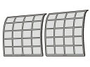 パナソニック Panasonic インバーター冷暖房除湿タイプ ルームエアコン エオリア Eolia エアフィルター 1枚 ACRD00-01291 ACRD00-01290の後継品
