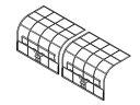 パナソニック Panasonic インバーター冷暖房除湿タイプ ルームエアコン エオリア Eolia エアフィルター 1枚 ACRD00-01860