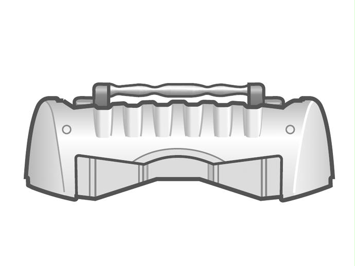 パナソニック Panasonic メンズシェーバー ラムダッシュ 外刃フレーム グレー用 ESST8PH0007