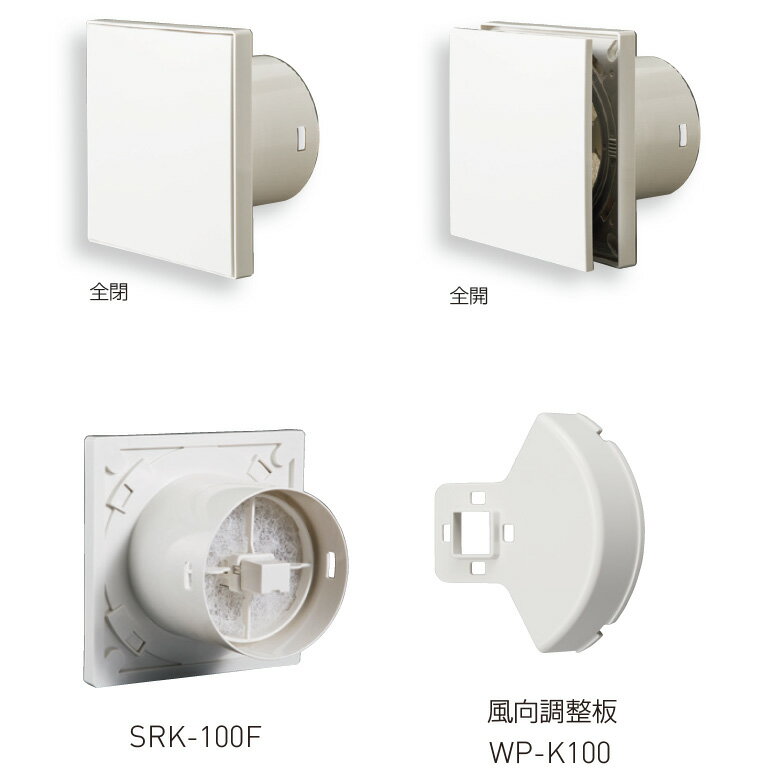 仕様：風向調整板 1/4方向止め 材質：ABS樹脂 適用製品：SRK-150F ※風向調整板のみ販売です。