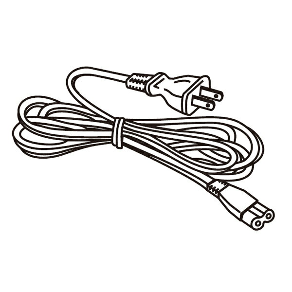 パナソニック Panasonic コンパクトステレオシステム 電源コード シルバーモデル用 K2CA2YY00358