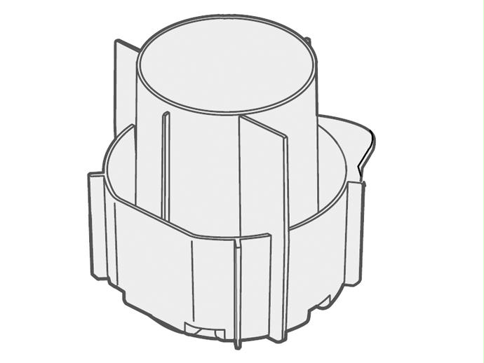 パナソニック Panasonic 旧ナショナル スチームファン式加湿機 ガイド 霧化室 FKA0340109