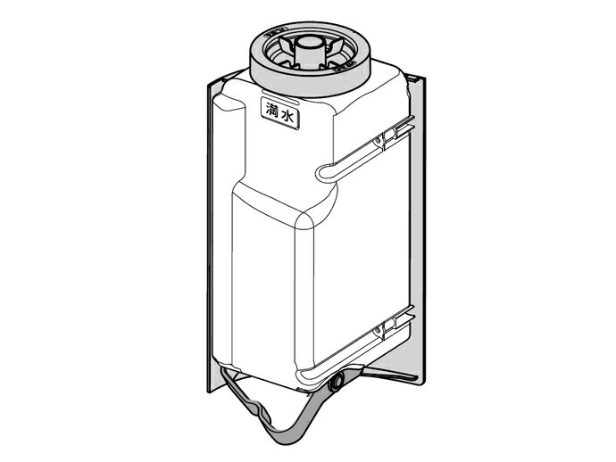 パナソニック Panasonic 加湿機能付きセラミックファンヒーター 給水タンク グレー用 ADS994GSY210