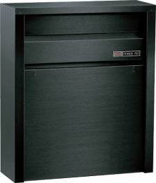 ハッピー金属 【685-USB】 ファミールポスト(ステンレスポスト)685-USB 壁面取り付け及びポール取り付けタイプ