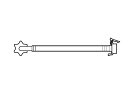 パナソニック Panasonic 食器洗い乾燥機 給水ホース 2m ANP1251-7235