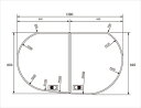 ＜サイズ＞1380mm×820mm※※キャンセル・返品不可商品受注生産商品の為、お届けまでに1ヶ月以上かかる場合がございます。