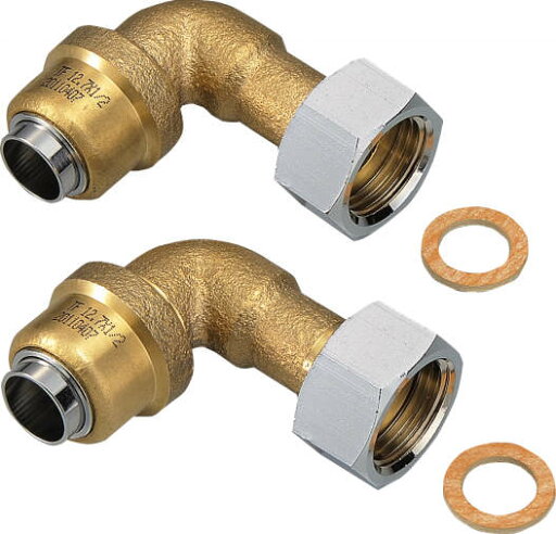リンナイ Rinnai 【Hアダ-OTL1512-2P】 銅管ワンタッチナット付エルボアダプタ1512 品名コード:28-0779 リンナイ Rinnai 【Hアダ-OTL1512-2P】 銅管ワンタッチナット付エルボアダプタ1512 品名コード:28-0779