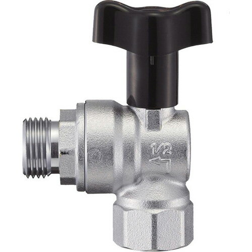 三栄水栓[SANEI]　止水栓・バルブ　逆止付アングルボールバルブ　【V620BV-20】