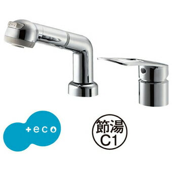 三栄水栓[SANEI]【K3761EJV-C-13】シングルスプレー混合栓（洗髪用）[新品]【RCP】