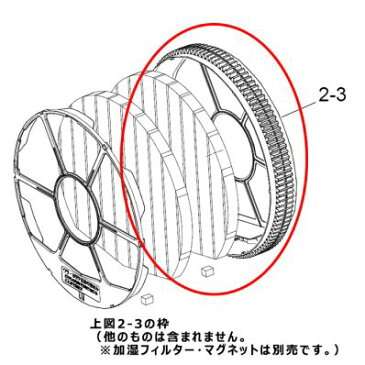 シャープ[SHARP]　オプション・消耗品　【2801380022】加湿空気清浄機用 加湿フィルター枠（ギア付）（280 138 0022）