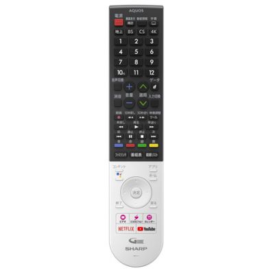 シャープ SHARP 【0106380565】 液晶テレビ用 リモコン（010 638 0565） オーディオ・ビジュアル 部品