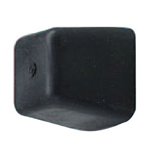 シロクマ キューブ戸当り 20mm 黒 【R-1】