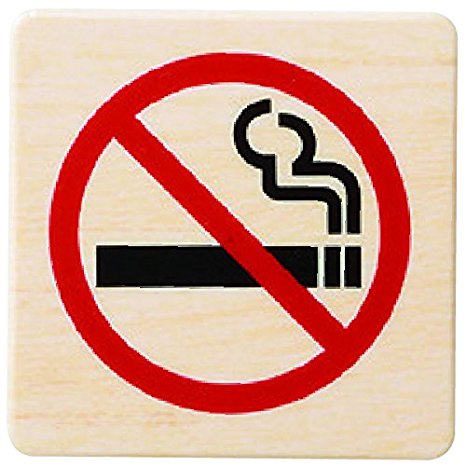 シロクマ チークサイン 禁 煙 白 【NP-21-6】(3)