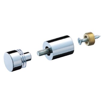 シロクマ パネルホルダー 15-25 クローム 【PH-3030】