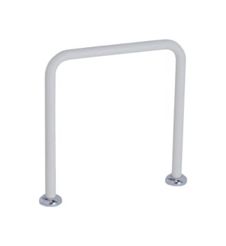 シロクマ 丸棒手すり[和風便器用] 500mm アイボリ 【NO-862】【メーカー直送のみ・代引き不可・NP後払い不可】(3)