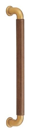 樂天商城 - シロクマ ビッグハーモニー取手両面用 425mm AG／Mオーク 【NO-130】【メーカー直送のみ・代引き不可・NP後払い不可】