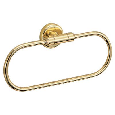 シロクマ ハーブタオルリング 240mm 金 【BT-109】【メーカー直送のみ・代引き不可・NP後払い不可】