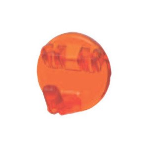【ゆうパケット対応可】 シロクマ アクアフック角形 30mm クリアオレンジ 【C-102】