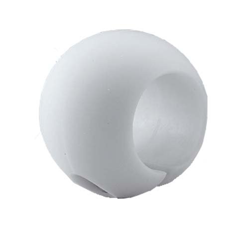 シロクマ どこでもグリップボール形 32Φ アイボリ 【BR-65】