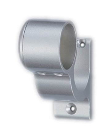 シロクマ 異形ブラケットL通 35Φ シルバー 【BR-83L】【メーカー直送のみ・代引き不可・NP後払い不可】