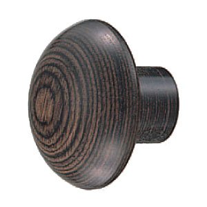 シロクマ キノコツマミ 30Φ ダークブラウン 【KW-21】