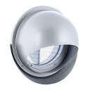 西邦工業 SEIHO 【SFND100M】 外壁用アルミニウム製換気口 セルフードワイド水切り付 SFND-M 同芯金網型10メッシュ 防火ダンパー付 後面フュ...