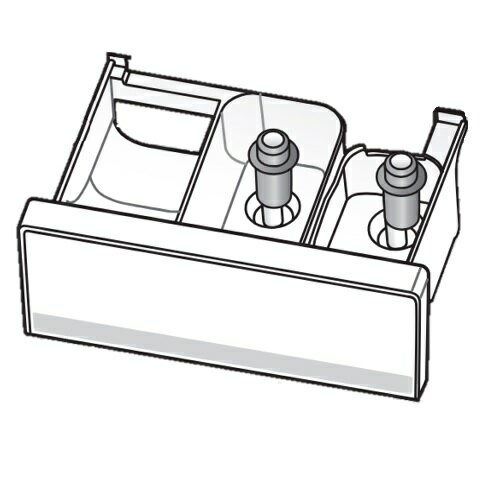 東芝 TOSHIBA 【42042812】 洗濯機 洗剤投入ケース 本体色：(W)ホワイト色