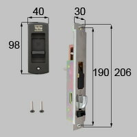LIXIL リクシル トステム 【商品コード：DTVZ5223 内容物：召合せ内錠×1、取付ネジセット×1、取付説明..