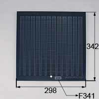 対象レンジフードシリーズ：BDR/FBS/VDR/DUM/TBDR　シリーズ 寸法：横298ミリ×縦342ミリ