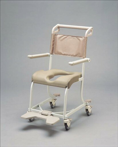 TOTO 【EWCS604BS】水まわり用車いす ソフトシート Bタイプ便器高さ350・360mm用 4輪キャスター TOTO 【EWCS604BS】水まわり用車いす ソフトシート Bタイプ便器高さ350・360mm用 4輪キャスター