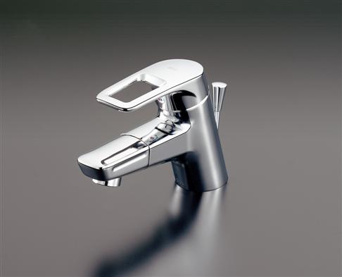 TOTO 【TLHG31DEFR】 台付シングル混合水栓（エコシングル、吐水口回転、ワンプッシュ、） 商品画像はイメージです 商品名の型番でのお届けになります