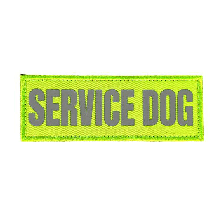 KILONINER TOP ＞ 商品一覧 ＞ パッチ 商品名【KILONINER 】Reflective High Visibility SERVICE DOG Patch / Green 商品説明 Reflective High Visibility SERVICE DOG Patch / Green 裏面は面ファスナーなので、アイロンや穴あけの必要も無く、簡単にハーネスやリードに貼り付けてカスタマイズが楽しめます。 ※洗濯の際はパッチを取り外してください。 サイズ 3.8cm × 11.1cm よくあるご質問 Q. いつ発送されますか？ A. 即日発送(土日祝除く) ＞ 最短翌日お届け Q. 日時指定はできますか？ A. 可能です。決済画面にてご希望の日時をお選びください。 ご注文時の注意事項 ■生産時期や製造ロットにより、色味・質感・仕様・デザイン等に若干の個体差が生じる場合がございますが、品質には問題ございません。あらかじめご了承ください。 ■製品仕様やパッケージは改良のため予告なく変更される場合があります。 ■北海道・沖縄・東北地域は中2日程お届け迄にお時間を要します。その為日時ご指定いただきました場合もご希望に添えない場合がございます。また、配送業者様の運行状況や天候によりお届け日が前後する可能性がございます。予めご了承くださいませ。 ■当サイトでは複数店舗で在庫を共有しているため、タイミングにより在庫数にずれが生じる場合がございます。 ご注文時にサイトにて在庫があった場合でも僅差により商品が欠品となる場合もございます。 その場合は、ご注文確認後に当店より欠品の旨ご連絡させていただきます。大変ご迷惑をお掛けいたしますが、あらかじめご了承いただけますようお願いいたします。 ■環境に配慮し、当店では簡易包装にてお届けいたします。 ■洗濯方法については、洗濯表示タグをご確認ください。 ■返品・交換・修理について [必読] ご注文に関する注意事項 ＞KILONINER TOP ＞ 商品一覧 ＞ パッチ