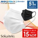 No Image 期間限定 マスク 50枚 +1枚 51枚 日本 国内発送 耳が痛くならない 耳 白 大人用 黒 ブラック ホワイト 在庫あり 普通サイズ 三層構造 sokaiteki ソウカイテキ 不織布マスク 飛沫防止 花粉対策 防護マスク 男女兼用 通気超快適 送料無料 赤箱3