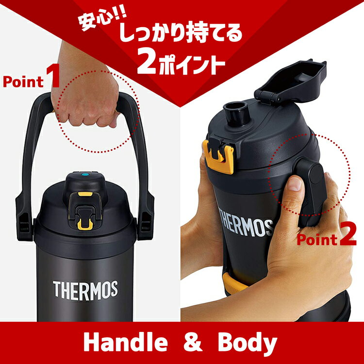 サーモス 水筒 名入れ 名前入り 3000ml ジャグ 真空断熱スポーツジャグ ワンタッチ THERMOS 保冷専用 FFV-3001 タンブラー ステンレス 直飲み 軽量 3L 耐冷 子供用 子ども 魔法びん スポーツ 父の日 名入れ 父の日ギフト 実用的