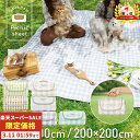 レジャーシート ピクニックシート 大きい 200×200