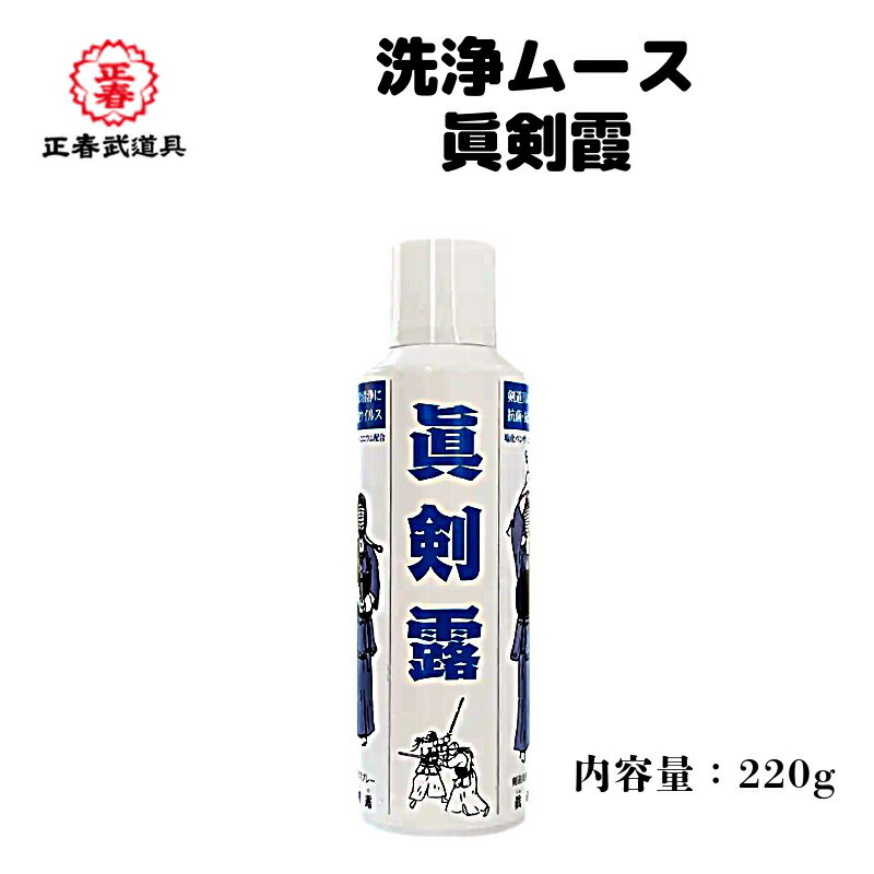 剣道 洗浄ムース 眞剣霞