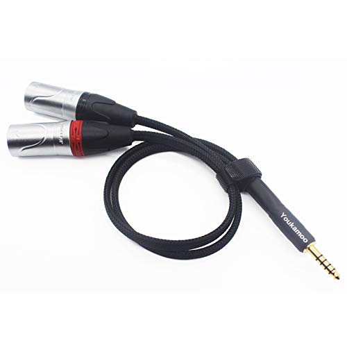 [ 4.4mmѴXLR ] 4.4mm to XLR(L-R)åѴץ饰Х󥹥ǥ֥ (4.4mm 5˥ - 2XLR) ʿե֥ 