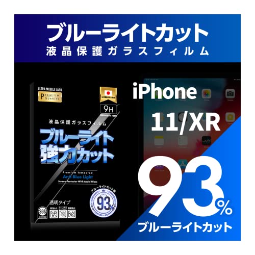 Super Glass ֥롼饤93󥫥å iPhone 11 / XR վݸ 9H 饹ե