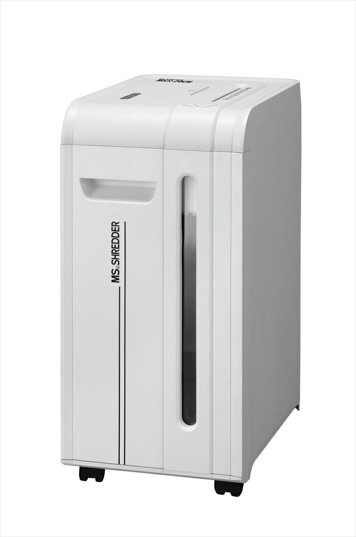 明光商会 MSシュレッダー（質量約20kg）置く場所を選ばないスリムな縦型モデル高いパフォーマンスを発..