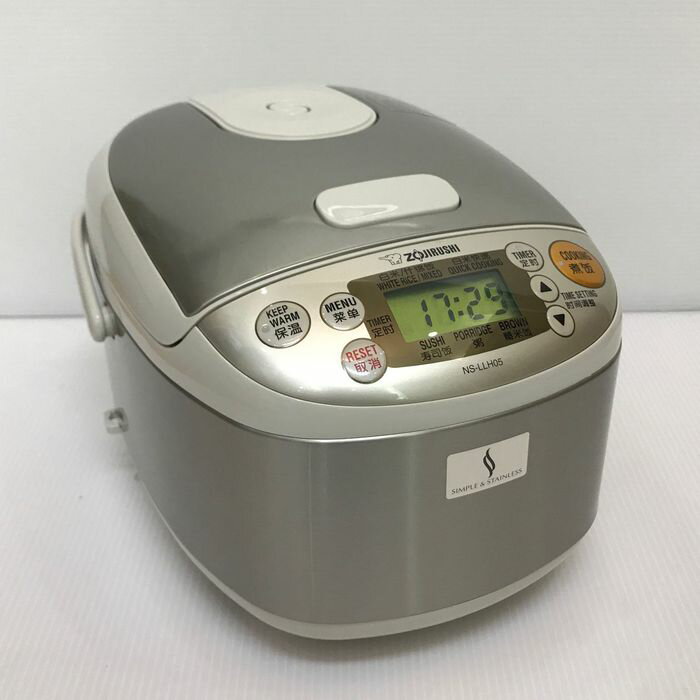 [海外向け炊飯器] 象印・3合炊き外国仕様炊飯器 NS-LLH05-XA 【AC:220V仕様】 rice cooker