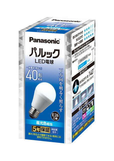 パナソニック LDA4DHS4 パルック LED電球 4.2W 昼光色相当 