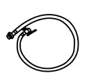 パナソニック ANP1251-6S0 純正部品 卓上型食器洗い乾燥機用 給水圧力ホース1.2m