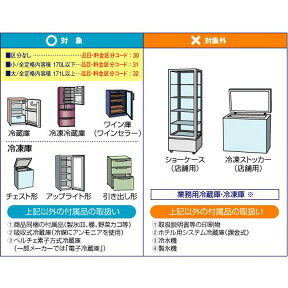 商品と同時にお申し込みください　冷蔵庫171L以上リサイクル【リサイクル料金4730円＋収集運搬料金4400円】※[リサイクルのみでのご注文はリサイクル品弊社まで送料有料です。]