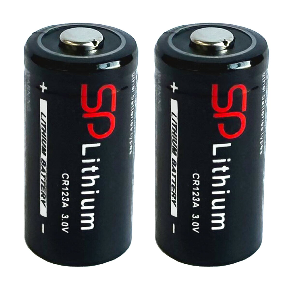 送料無料【リチウム電池CR123A　2本パック】1200mAh　非充電式　2個 セット まとめ買い