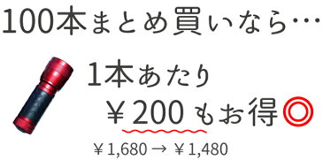 【お得なまとめ買い100個セット■高輝度強力14LEDハンドライト】あす楽送料無料