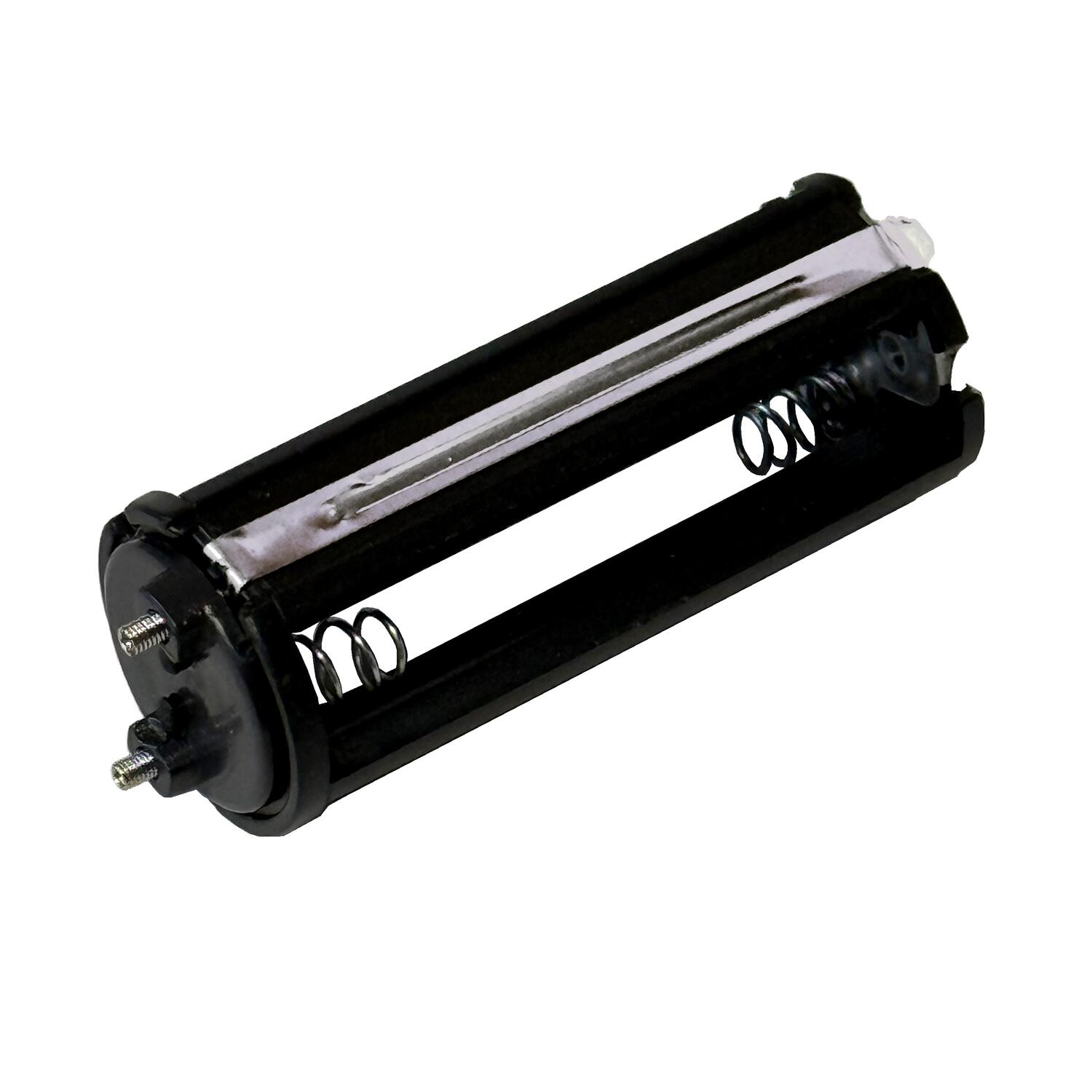 ・電池/バッテリー用の変換アダプター/スペーサー ・単四電池(AAA電池) 3本用 ・電池ケースは通電検品しており、不良が極少。 【サイズ】 電池アダプター(黒)：全長58mm × Φ23mm 【メール便での発送となります】