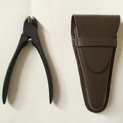 SUWADA（スワダ）クラシック　ブラックS＆革ケースセット曲刃　ニッパー式爪切り